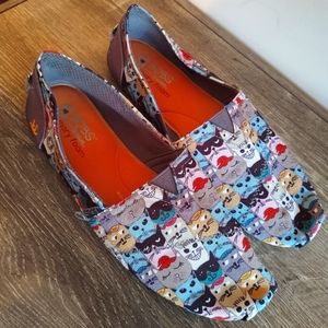Cute Cat Slip On Flats - Bob's Sketchers